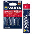 Varta Longlife Max Power AAA Akku 4703110404 - 1.5V - 1x4