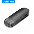 Vention 2-in-1 USB 2.0 Kartenleser - Externer SD & TF Speicherkarten Adapter