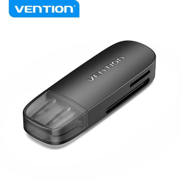 Vention 2-in-1 USB 2.0 Kartenleser - Externer SD & TF Speicherkarten Adapter