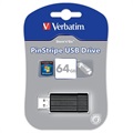 Verbatim PinStripe USB Stick - 64GB