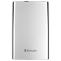 Verbatim Store 'n' Go USB 3.0 Externe Festplatte - Silber - 2TB