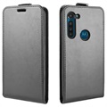 Motorola Moto G8 Power Vertikale Flip Case mit Kartensteckplatz