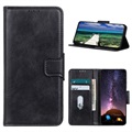 Vintage Series Samsung Galaxy A22 5G, Galaxy F42 5G Wallet Hülle - Schwarz