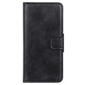 Vintage Series Samsung Galaxy A22 5G, Galaxy F42 5G Wallet Hülle - Schwarz