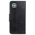 Vintage Series Samsung Galaxy A22 5G, Galaxy F42 5G Wallet Hülle - Schwarz