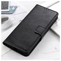 Vintage Series Samsung Galaxy A22 5G, Galaxy F42 5G Wallet Hülle - Schwarz