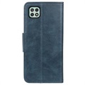 Vintage Series Samsung Galaxy A22 5G, Galaxy F42 5G Wallet Hülle - Blau