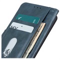 Vintage Series Samsung Galaxy A22 5G, Galaxy F42 5G Wallet Hülle - Blau