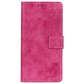 Vintage Series OnePlus Nord CE 5G Wallet Hülle - Hot Pink
