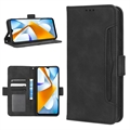 Vintage Series Samsung Galaxy M12 Schutzhülle mit Kartensteckplatz - Schwarz