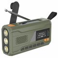 Tragbares Solar-Handkurbel-Notfallradio mit LED-Taschenlampe, Powerbank WR-6D – DAB/FM, 4500mAh