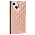 iPhone 13 Wallet Hülle mit Schminkspiegel - Roségold