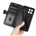 Honor X8 Wallet Schutzhülle mit Magnetverschluss - Schwarz