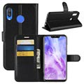 Huawei Nova 3 Wallet Hülle mit Stand-Funktion - Schwarz