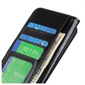 Nokia C200 Wallet Schutzhülle mit Magnetverschluss - Schwarz