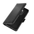 OnePlus 8 Wallet Schutzhülle mit Magnetverschluss - Schwarz