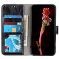 OnePlus 8T Wallet Schutzhülle mit Magnetverschluss - Schwarz