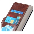 OnePlus Nord CE 2 5G Wallet Schutzhülle mit Magnetverschluss - Braun