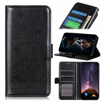 Samsung Galaxy A32 5G/M32 5G Wallet Schutzhülle mit Magnetverschluss - Schwarz