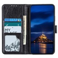 Samsung Galaxy A41 Wallet Schutzhülle mit Magnetverschluss - Schwarz
