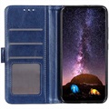 Samsung Galaxy A51 Wallet Schutzhülle mit Magnetverschluss - Blau