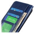 Samsung Galaxy A51 Wallet Schutzhülle mit Magnetverschluss - Blau