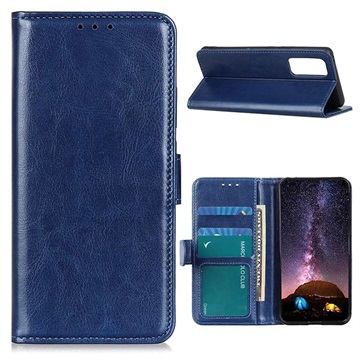 Samsung Galaxy A52 5G, Galaxy A52s Wallet Schutzhülle mit Magnetverschluss - Blau