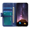 Samsung Galaxy A72 5G Wallet Schutzhülle mit Magnetverschluss - Blau