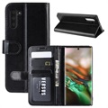 Samsung Galaxy Note10 Wallet Schutzhülle mit Magnetverschluss - Schwarz