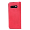 Samsung Galaxy S10 Wallet Hülle mit Stand-Funktion - Rot