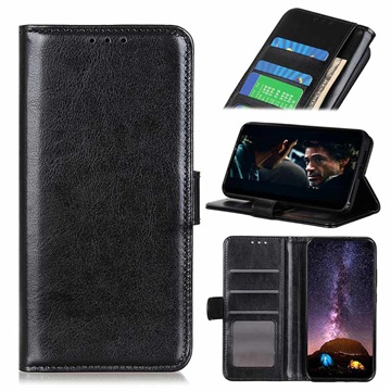 Xiaomi Redmi 9C, Redmi 9C NFC Wallet Schutzhülle mit Stand - Schwarz