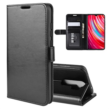 Xiaomi Redmi Note 8 Pro Wallet Schutzhülle mit Magnetverschluss - Schwarz