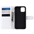 iPhone 11 Wallet Schutzhülle mit Magnetverschluss - Weiß