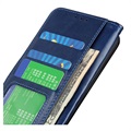 iPhone 13 Mini Wallet Schutzhülle mit Magnetverschluss - Blau