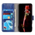 Samsung Galaxy A23 Wallet Schutzhülle mit Magnetverschluss - Blau