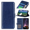 iPhone 13 Pro Wallet Schutzhülle mit Stand - Blau