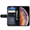 iPhone 11 Pro Max Wallet Schutzhülle mit Magnetverschluss - Schwarz