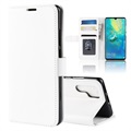 Huawei P30 Pro Wallet Hülle mit Stand-Funktion - Weiß