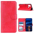 OnePlus Nord N100 Schutzhülle mit Geldbörse und Standfunktion - Rot