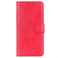 OnePlus Nord N100 Schutzhülle mit Geldbörse und Standfunktion - Rot