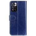 Xiaomi Redmi Note 11 Pro/Note 11 Pro+ Schutzhülle mit Geldbörse und Standfunktion - Blau