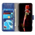 iPhone 12 Pro Max Schutzhülle mit Geldbörse und Standfunktion - Blau