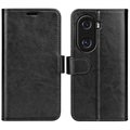 Honor X40i Wallet Schutzhülle mit Magnetverschluss - Schwarz