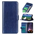 Nokia G21/G11 Wallet Schutzhülle mit Magnetverschluss - Blau