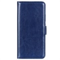 Samsung Galaxy S22 Ultra 5G Wallet Schutzhülle mit Magnetverschluss - Blau
