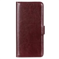 Sony Xperia 1 IV Wallet Hülle mit Magnetverschluss - Braun