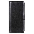 Sony Xperia 10 IV Wallet Schutzhülle mit Magnetverschluss - Schwarz
