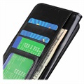 Sony Xperia 10 IV Wallet Schutzhülle mit Magnetverschluss - Schwarz