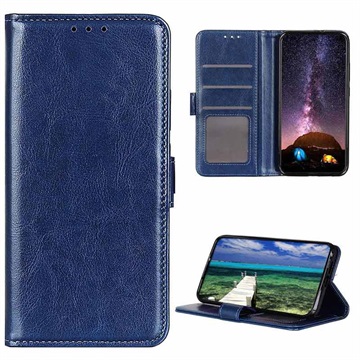 Sony Xperia 10 IV Wallet Schutzhülle mit Magnetverschluss - Blau