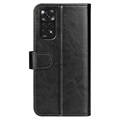 Xiaomi Redmi Note 11/11S Wallet Hülle mit Magnetverschluss - Schwarz